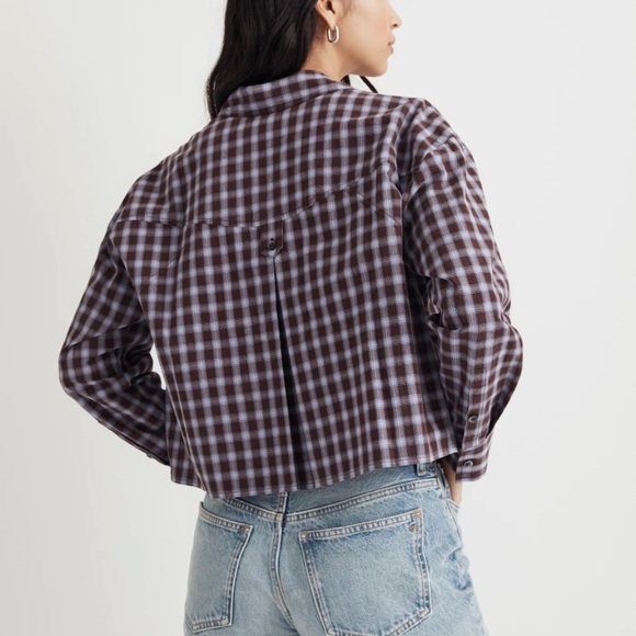 Madewell poplin crop top - Picture 3 of 5